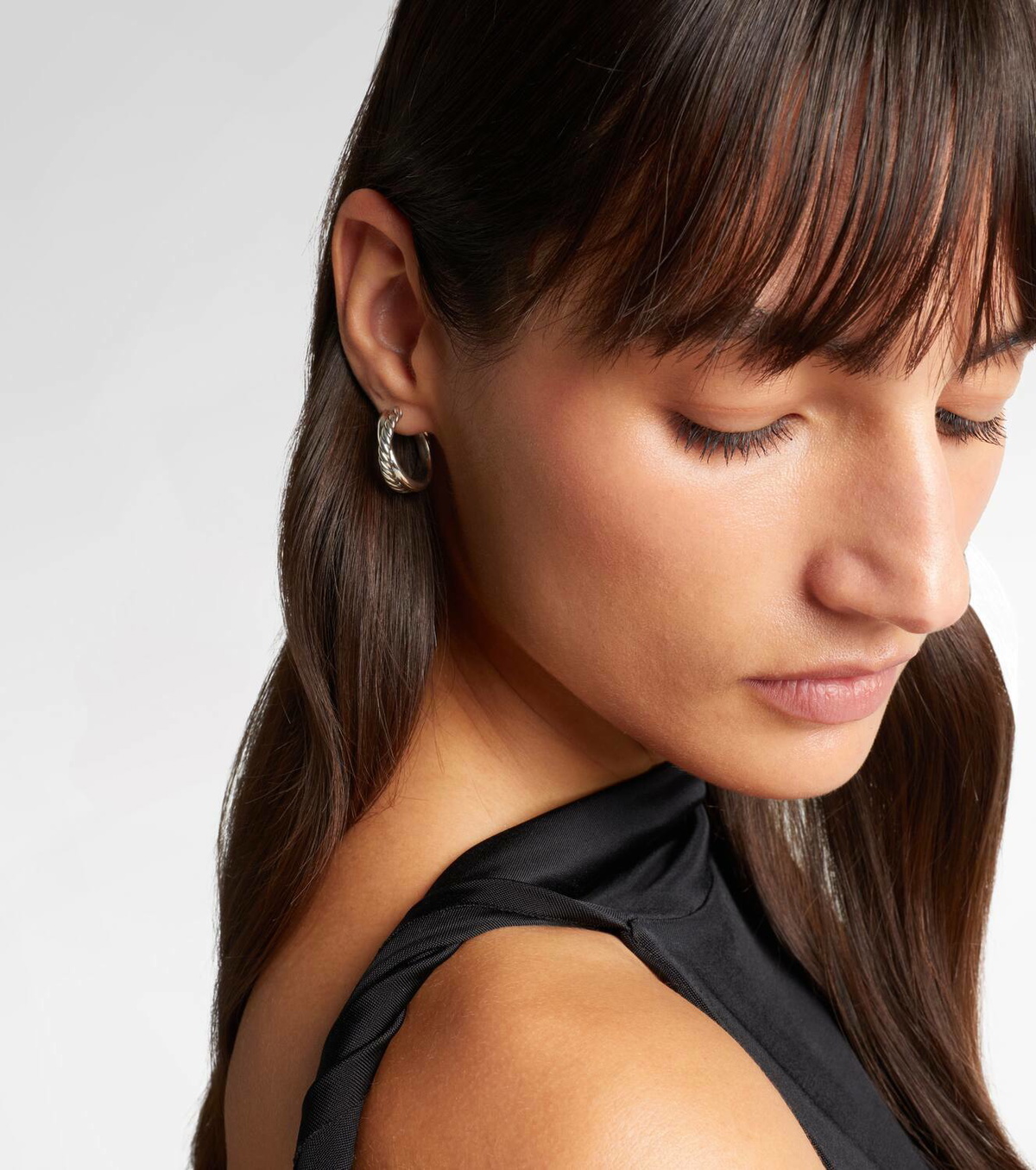 David Yurman Crossover® sterling silver hoop earrings