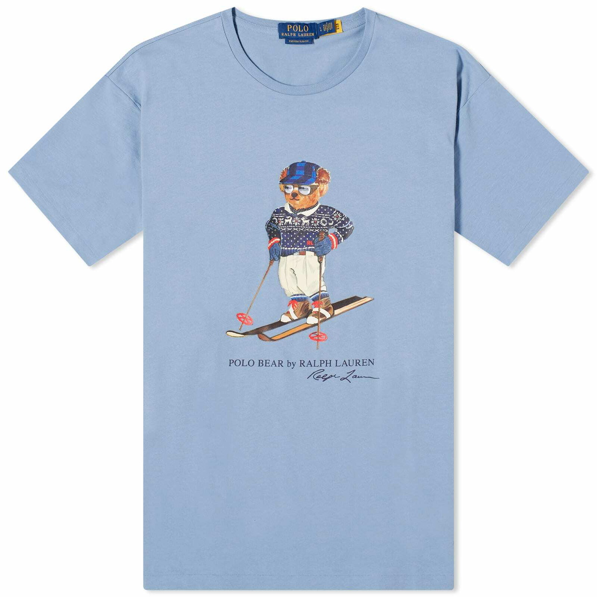 Tシャツ・カットソー Polo Ralph Lauren \"Polo Bear\" T-shirt Blue Polo Ralph Lauren Men's Royal Blue Polo Bear Graphic Print
