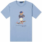 Polo Ralph Lauren Men's Ski Bear T-Shirt in Channel Blue Polo