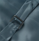 Kingsman - Conrad Checked Wool and Satin Waistcoat - Blue