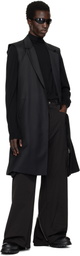 FFFPOSTALSERVICE Black Sleeveless Backzip Coat