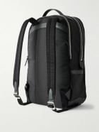 Smythson - Norton Full-Grain Leather-Trimmed ECONYL® Nylon-Canvas Backpack