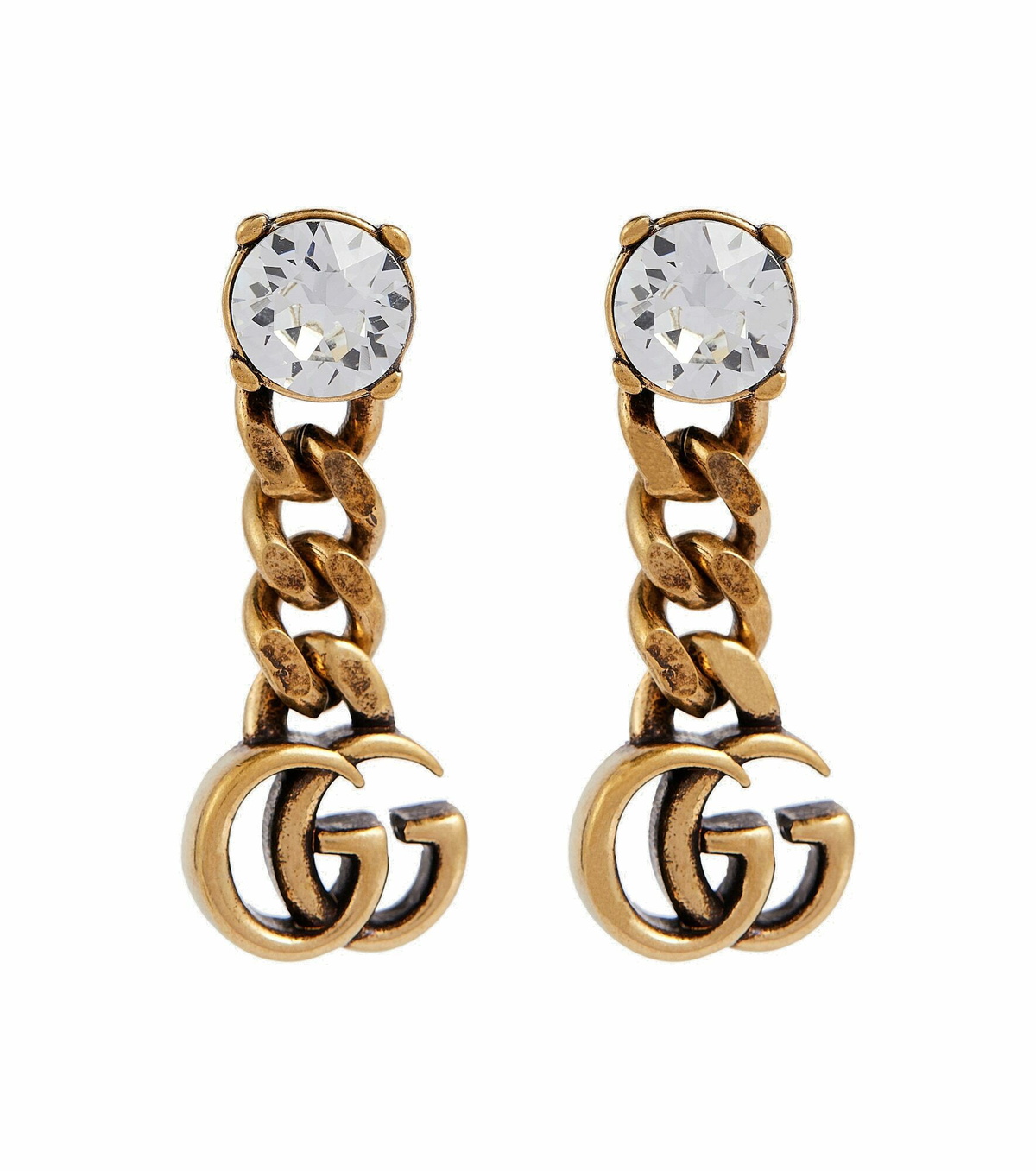 ピアス GUCCI CRYSTAL GEOMETRIC SHAPE EARRINGS 847950_J1D50_8006_001_100_0000