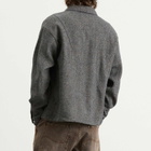 Dime Men's Wool Overshirt in Silver
