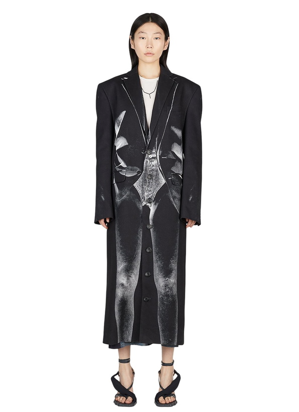 Photo: Y/Project x Jean Paul Gaultier Trompe L'Oeil Janty Coat