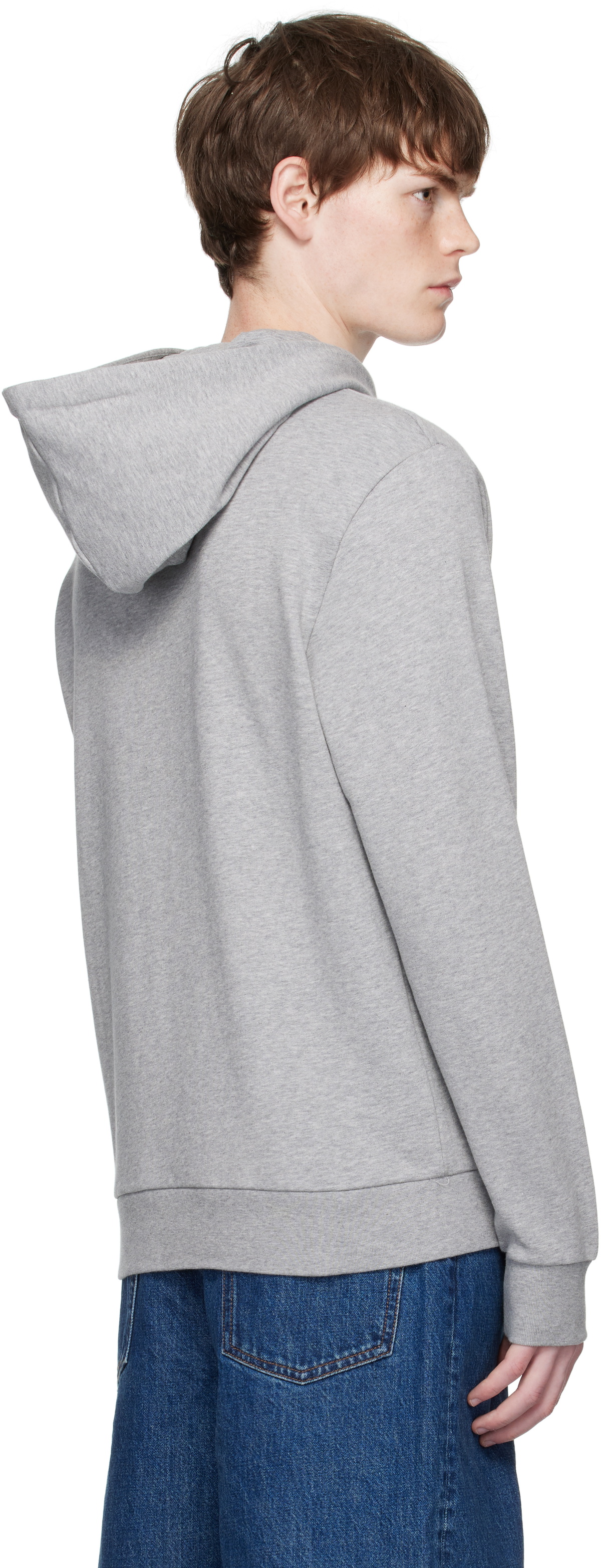 ★A.P.C.★ Grand VPC Standard Fit Hood Gray COHBNM27908TPI C A.P.C. Gray Standard Grand 'VPC' Hoodie A.P.C.