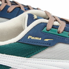 Puma Men's Blacktop Rider Sneakers in Ash Grey/Malachite