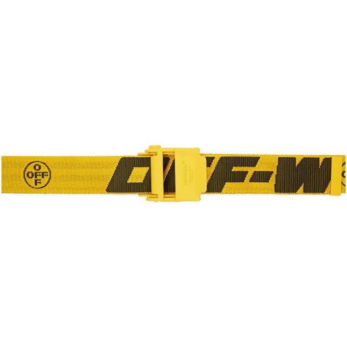 Photo: Off-White Yellow Industrial 2.0 Belt