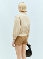 Max Mara Logo Jacquard Bomber Jacket