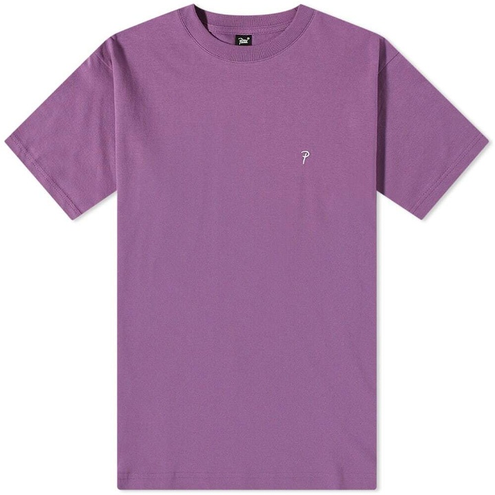 Photo: Patta Men's Basic Script P T-Shirt in Crushed Grape