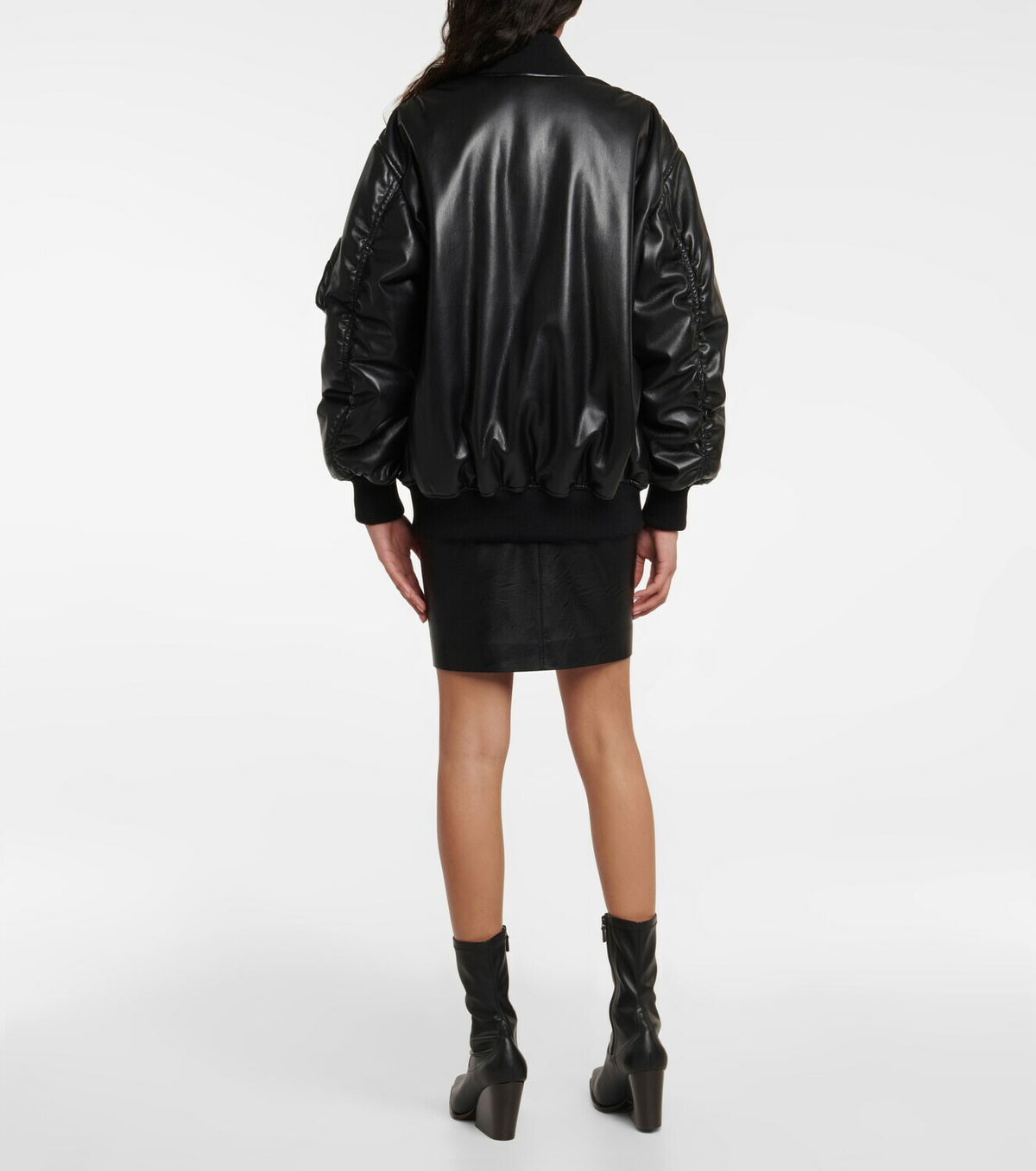 Stella McCartney - Faux leather bomber jacket Stella McCartney
