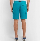Vilebrequin - Baie Linen Cargo Shorts - Men - Blue