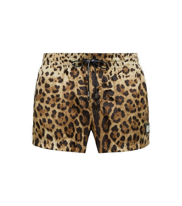 Photo: Dolce&Gabbana - Embellished swimming shorts