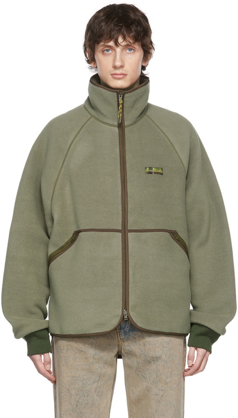 Photo: Acne Studios Khaki Polyester Jacket