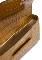 Toteme Crocodile-embossed Leather Clutch - Tan - One Size