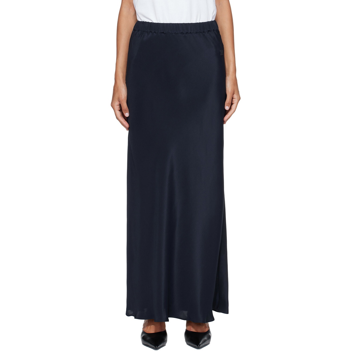 Max Mara Navy Sospiro Maxi Skirt