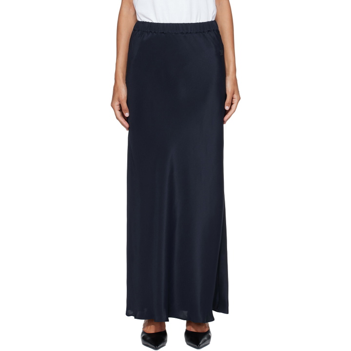 Photo: Max Mara Navy Sospiro Maxi Skirt