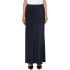 Max Mara Navy Sospiro Maxi Skirt