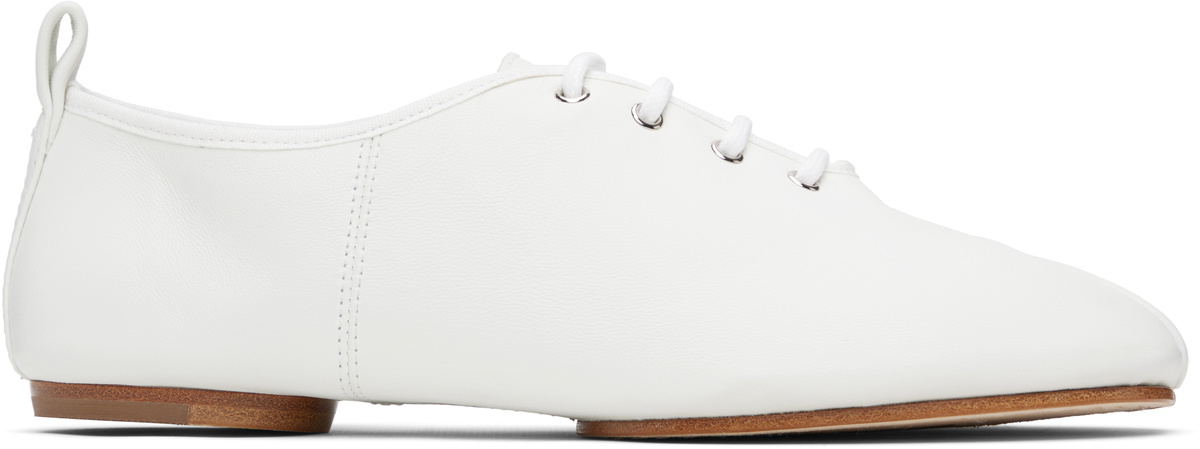 Maison Margiela White Tabi Jazz Lace-Up Derbys