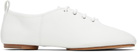 Maison Margiela White Tabi Jazz Lace-Up Derbys