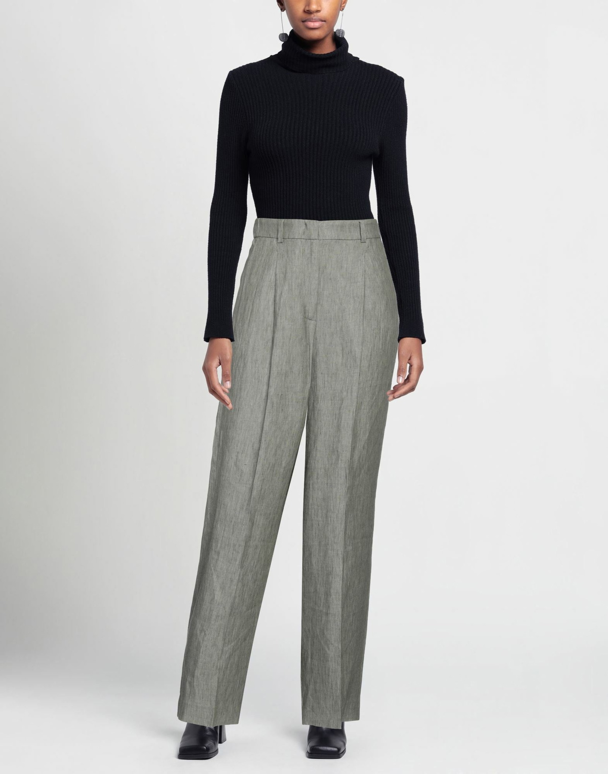 Peserico Easy Womens Pants in Grey