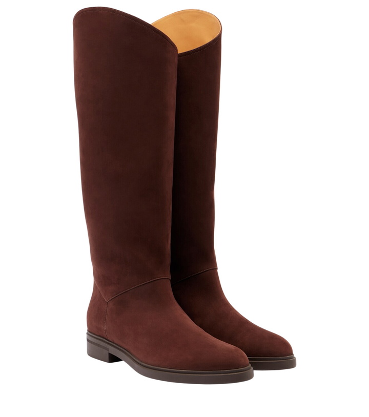 Photo: Loro Piana Kilda suede knee-high boots