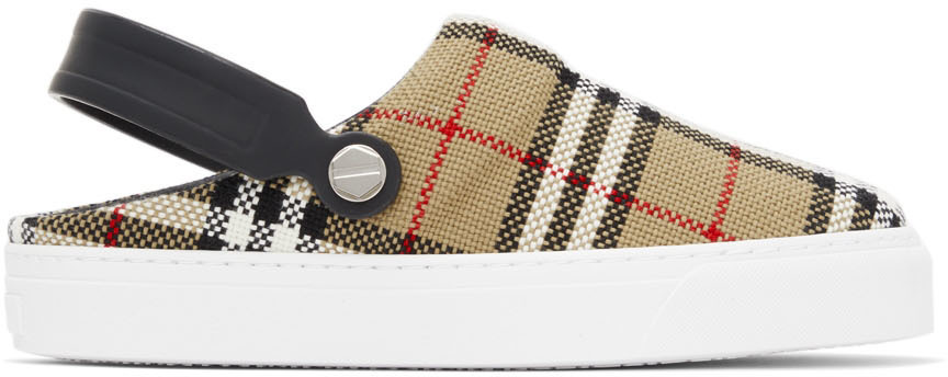 Burberry on sale slip ons