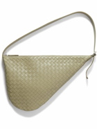 Bottega Veneta - Virgule Intrecciato Leather Messenger Bag - Green