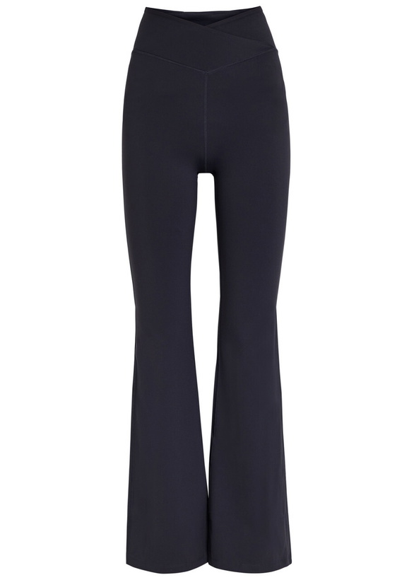 Photo: Tala Dayflex Flare Stretch-jersey Leggings Navy