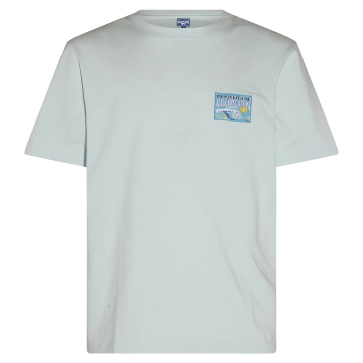 Photo: Maison Kitsuné Ice Blue Cotton T-shirt