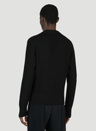 Maison Margiela - Ribbed Pullover Sweater in Black