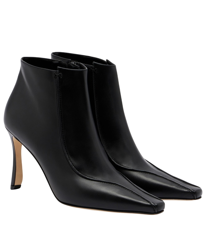 Photo: Manolo Blahnik Milleta leather ankle boots