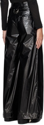 Parnell Mooney SSENSE Exclusive Black Pleated Trousers