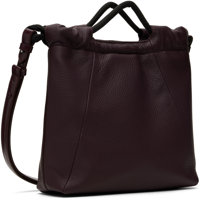 Maison Margiela◆5ac soft drawstring bag S 2way Maison Margiela Burgundy Soft 5AC Drawstring Small Bag