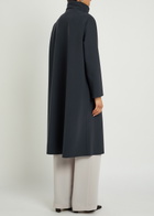 Herno High-neck Stretch-polyamide Coat Blue
