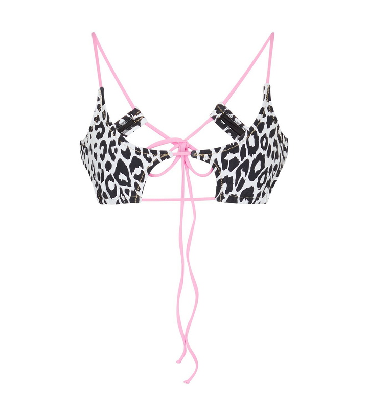 Photo: Reina Olga Theresa leopard-print bikini top