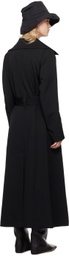 YOHJI YAMAMOTO Black R-Basic Coat