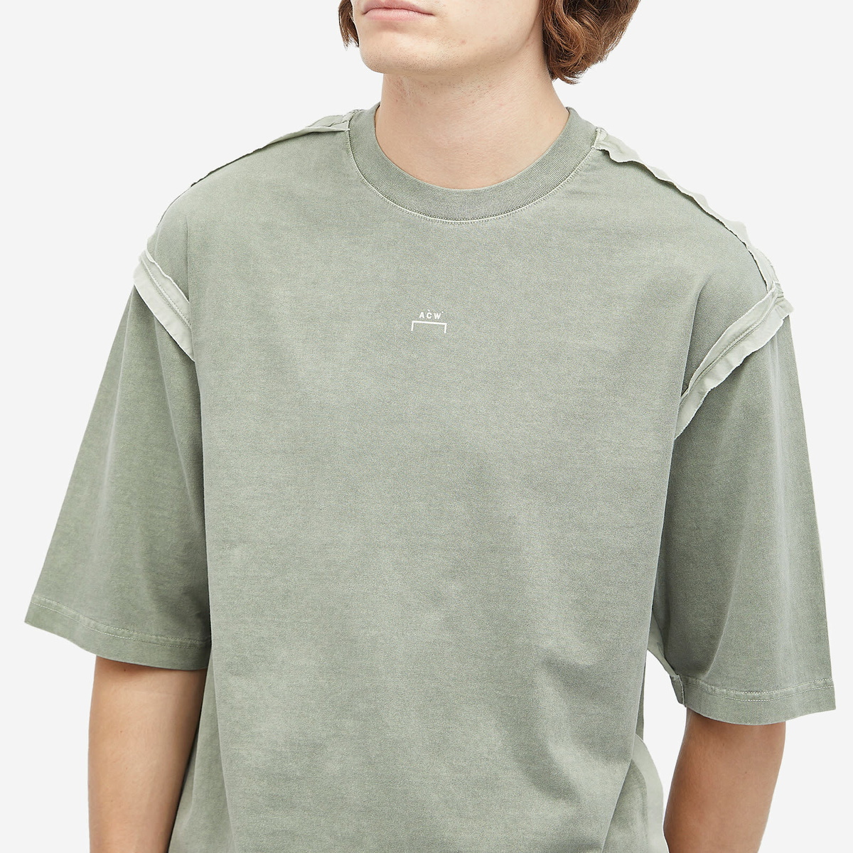 【A-COLD-WALL】GREY GREEN FACADE T-SHIRT A-COLD-WALL* Green Facade T-shirt A-Cold-Wall*