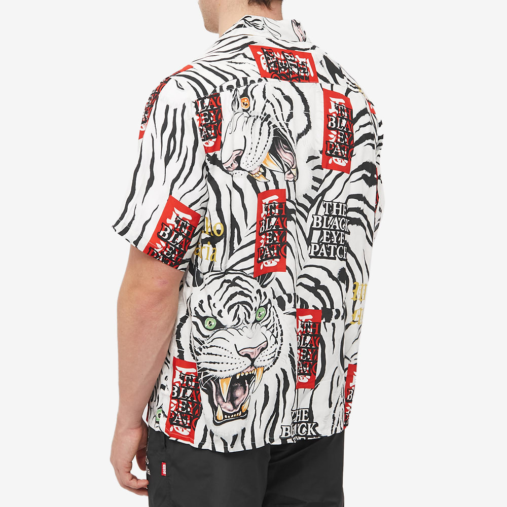 Wacko Maria x BlackEyePatch Short Sleeve Hawaiian Shirt in White