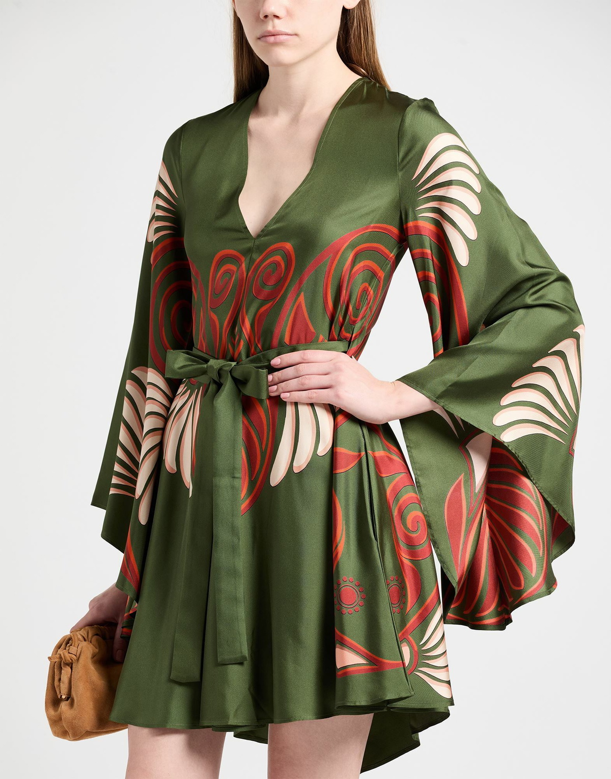 La Doublej Womens Mini dress Military in Green