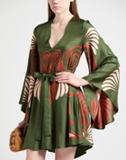 La Doublej Womens Mini dress Military in Green