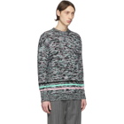 Loewe Black and Multicolor Melange Sweater