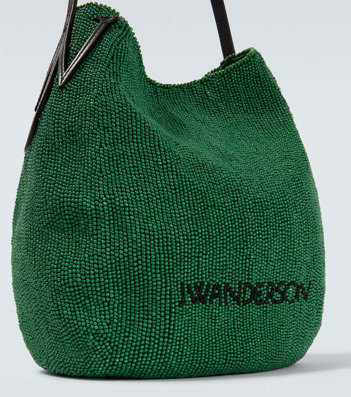 JW Anderson Bulb Small beaded bucket bag
