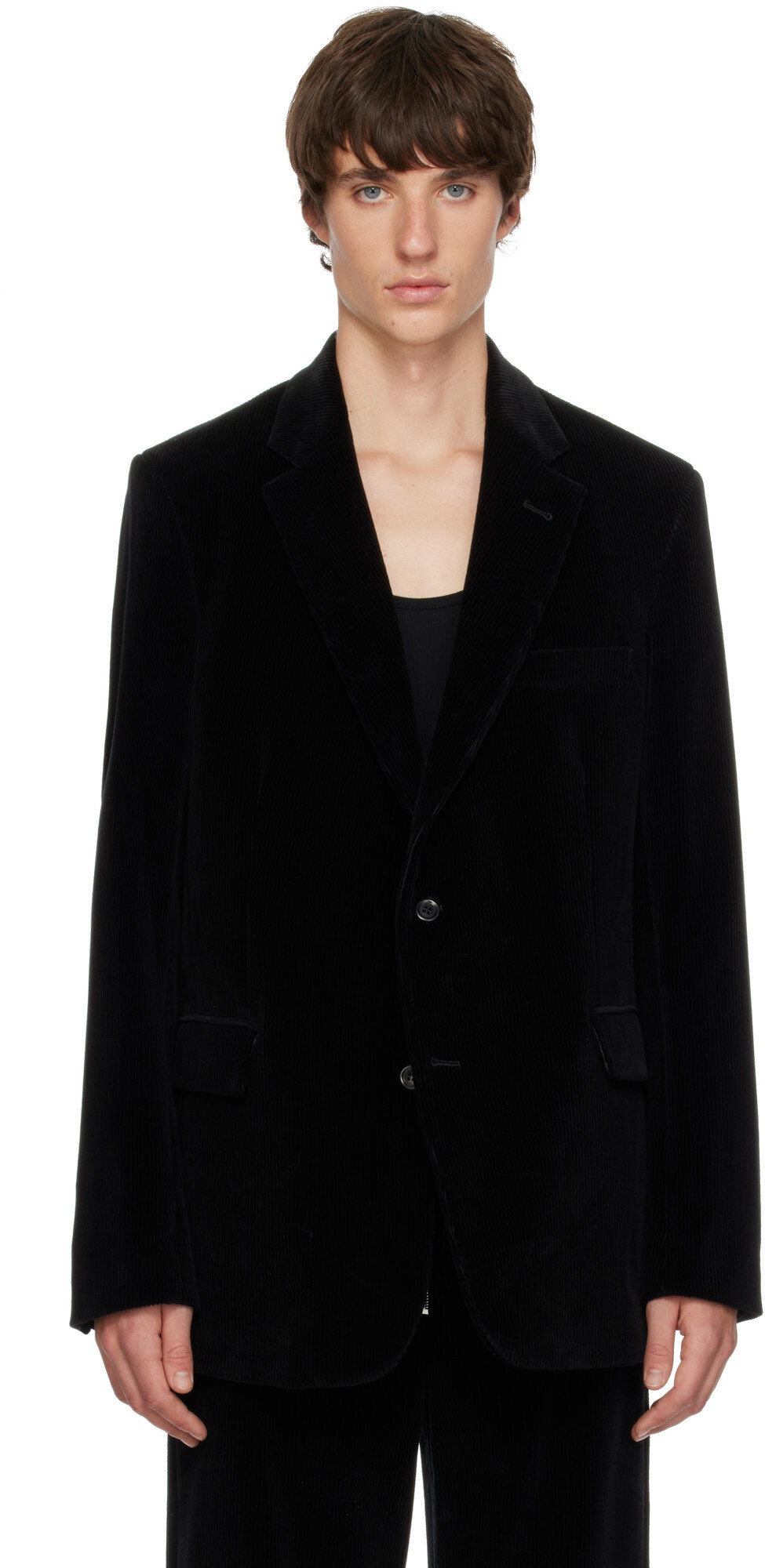 Rier Black Corduroy Blazer