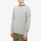 Country Of Origin Men's Supersoft Seamless Crew Knit in Silver Grey