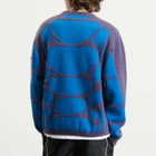 Nike Men's Project F.R.O.G. Jelly Cage Sweatshirt in Dark Raisin/Brilliant Blue/Voltage Green