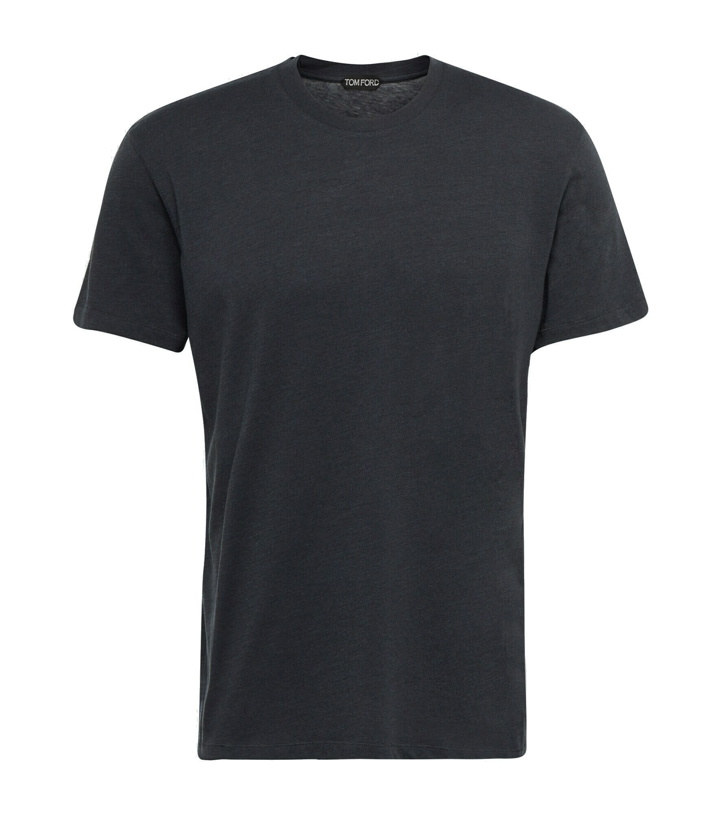 Photo: Tom Ford - Cotton-blend jersey T-shirt