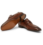 Berluti - Lorenzo Leather Loafers - Men - Brown