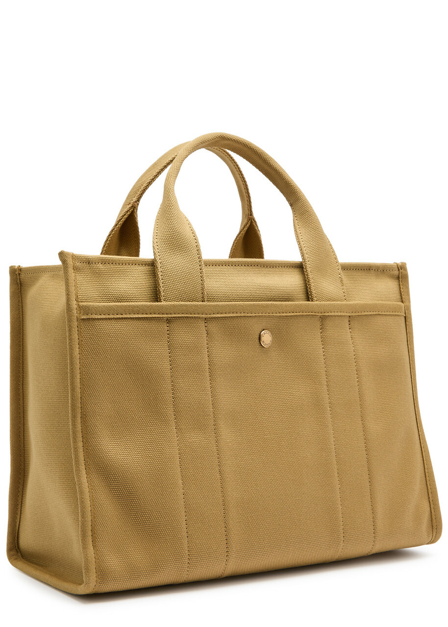 Coach Cargo Logo-embroidered Canvas Tote - Khaki - One Size
