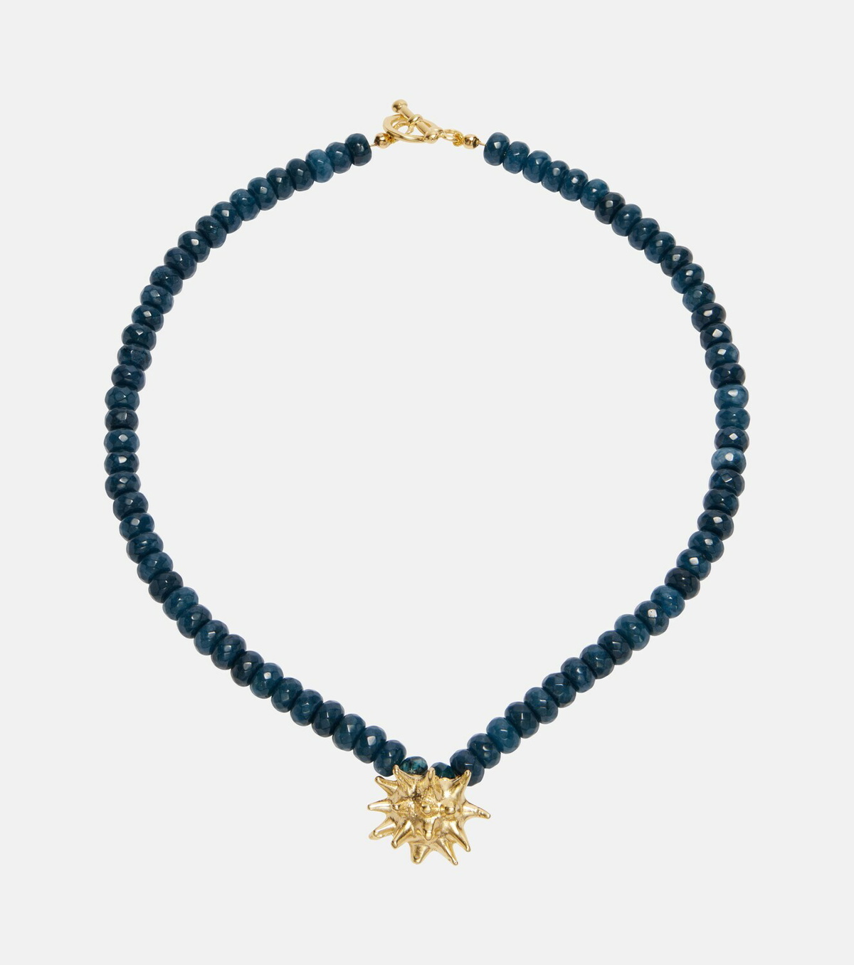 Ysso Sea Urchin necklace with jade